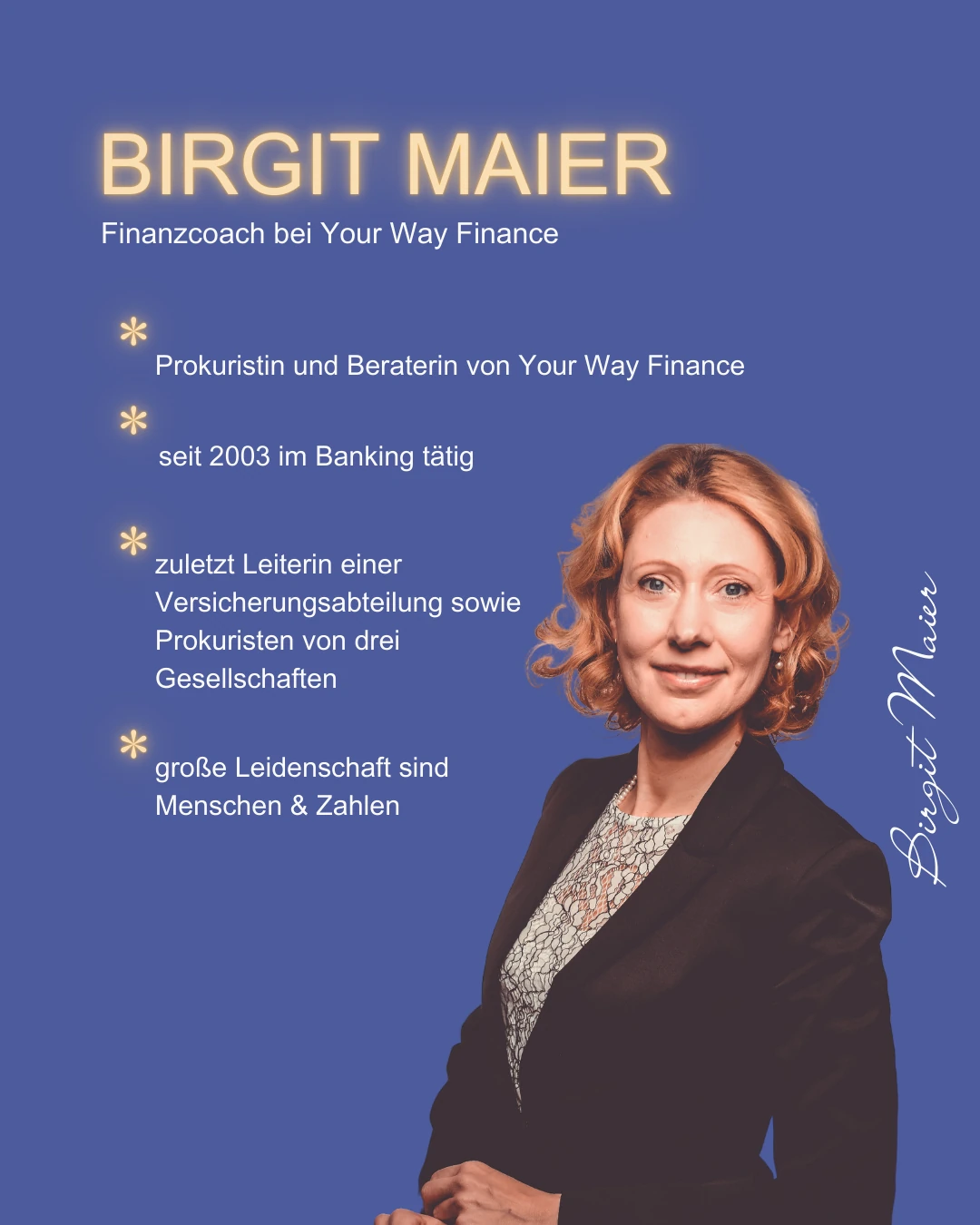 Vorstellung von Birgit Maier